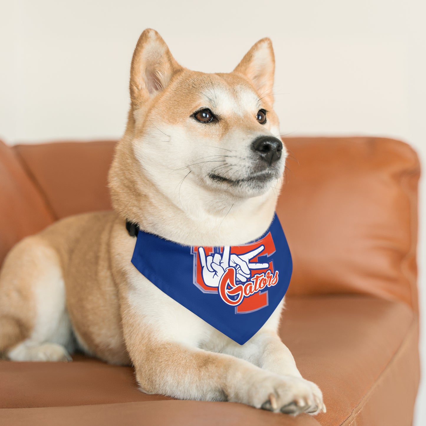 Pet Bandana Collar UF (Rock On) Gators Hands_V2