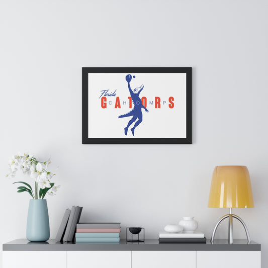 ChompMan Baseball (V1) Framed Horizontal Poster