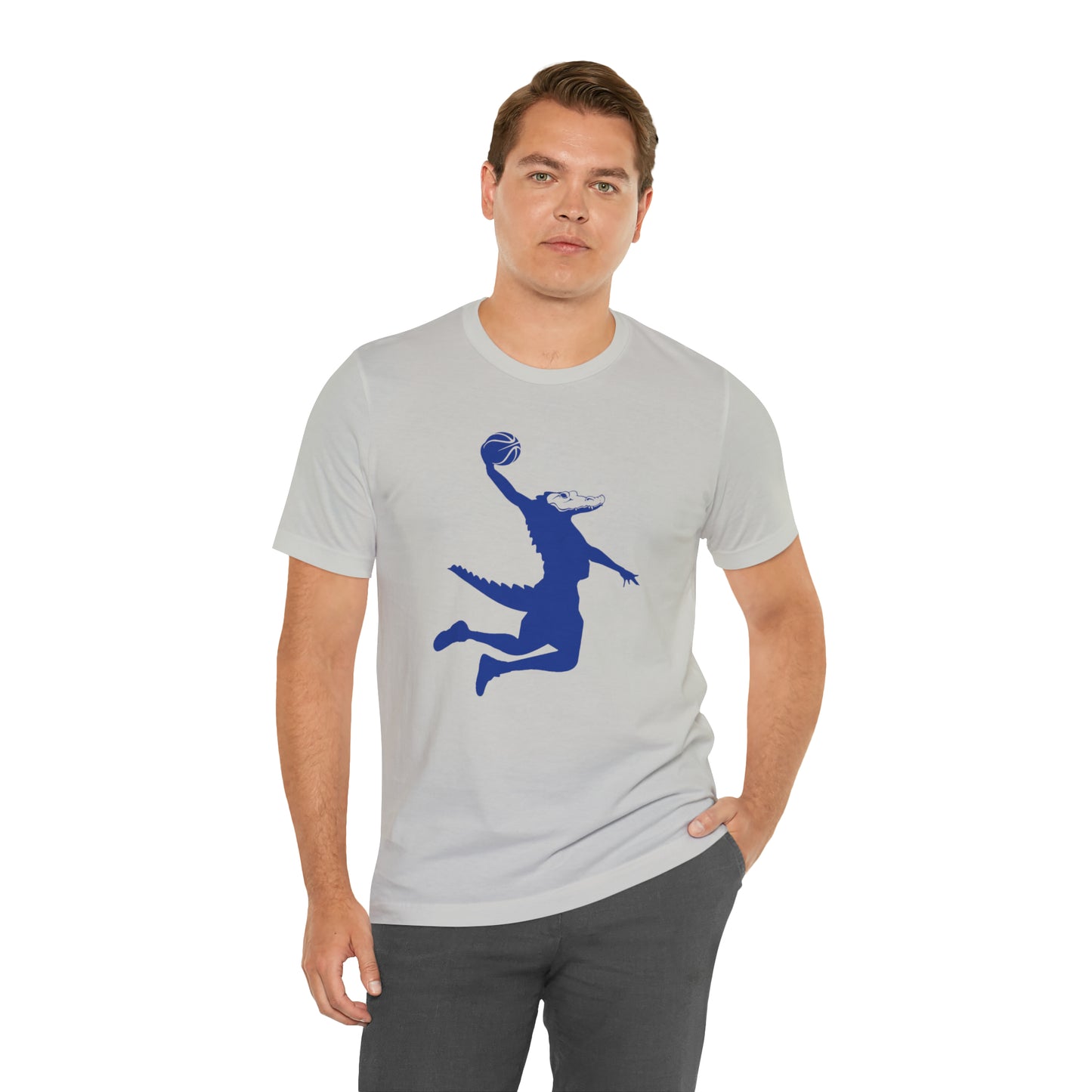 Unisex Jersey Short Sleeve Tee ChompMan (Blue)