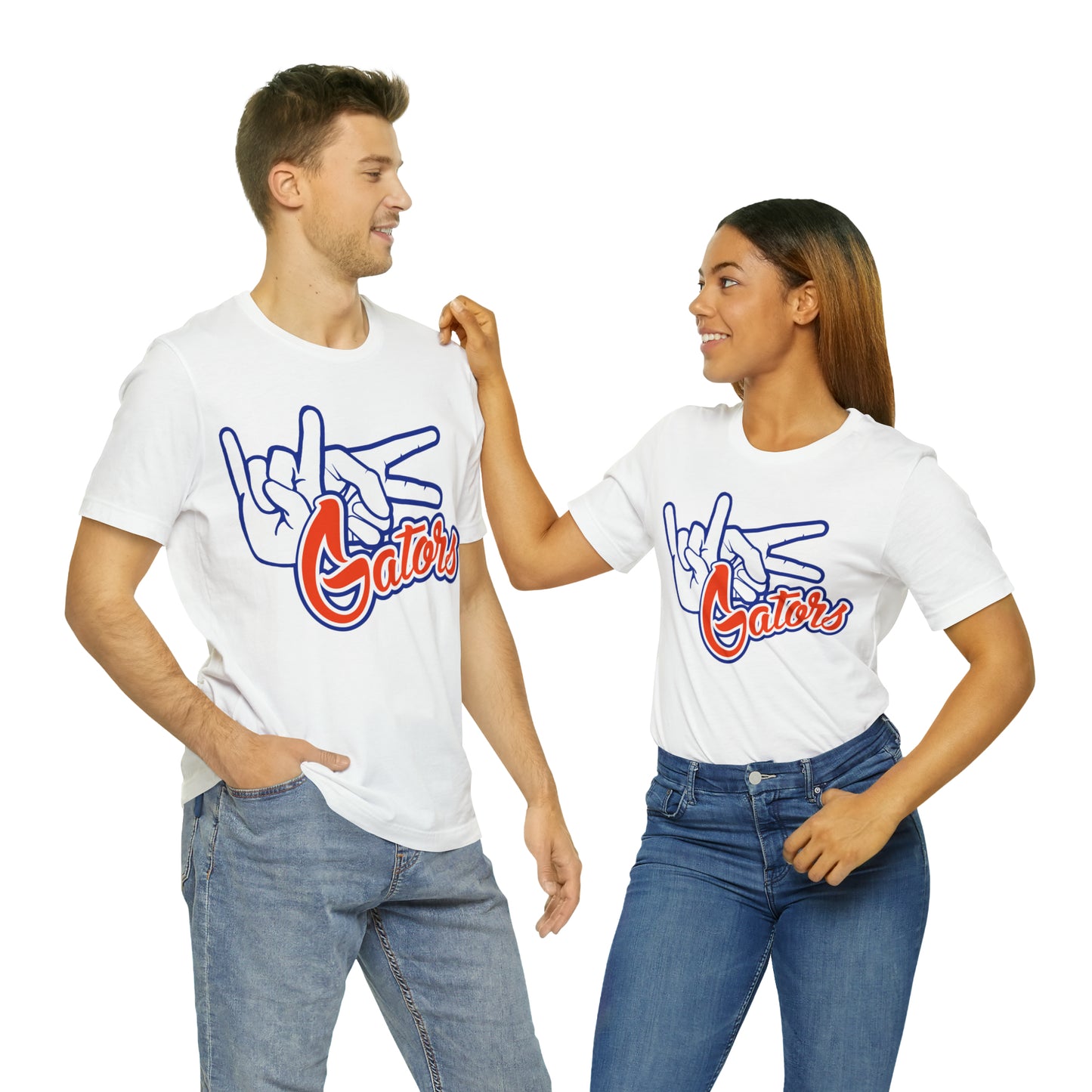 Unisex Jersey Short Sleeve Tee  UF (Rock On) Gators Hands_V1