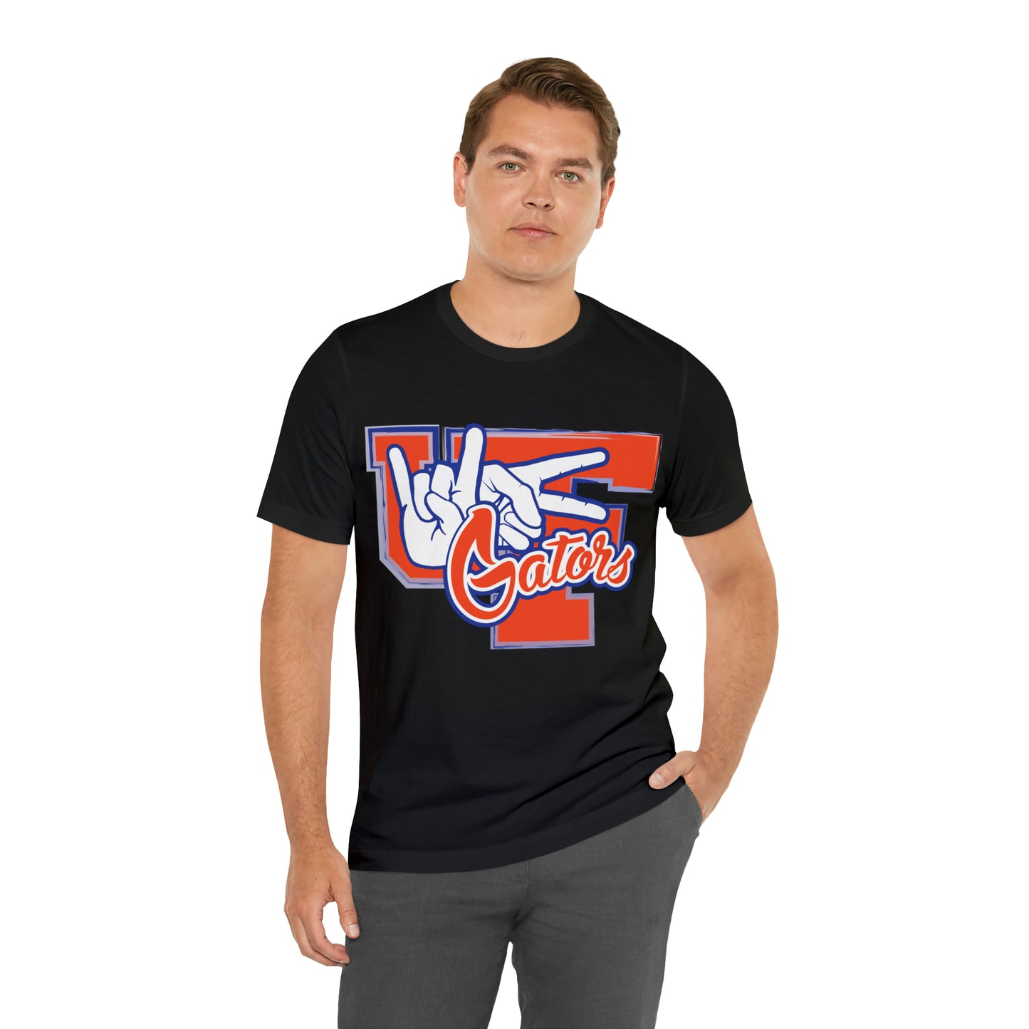 Unisex Jersey Short Sleeve Tee UF (Rock On) Gators Hands_V2