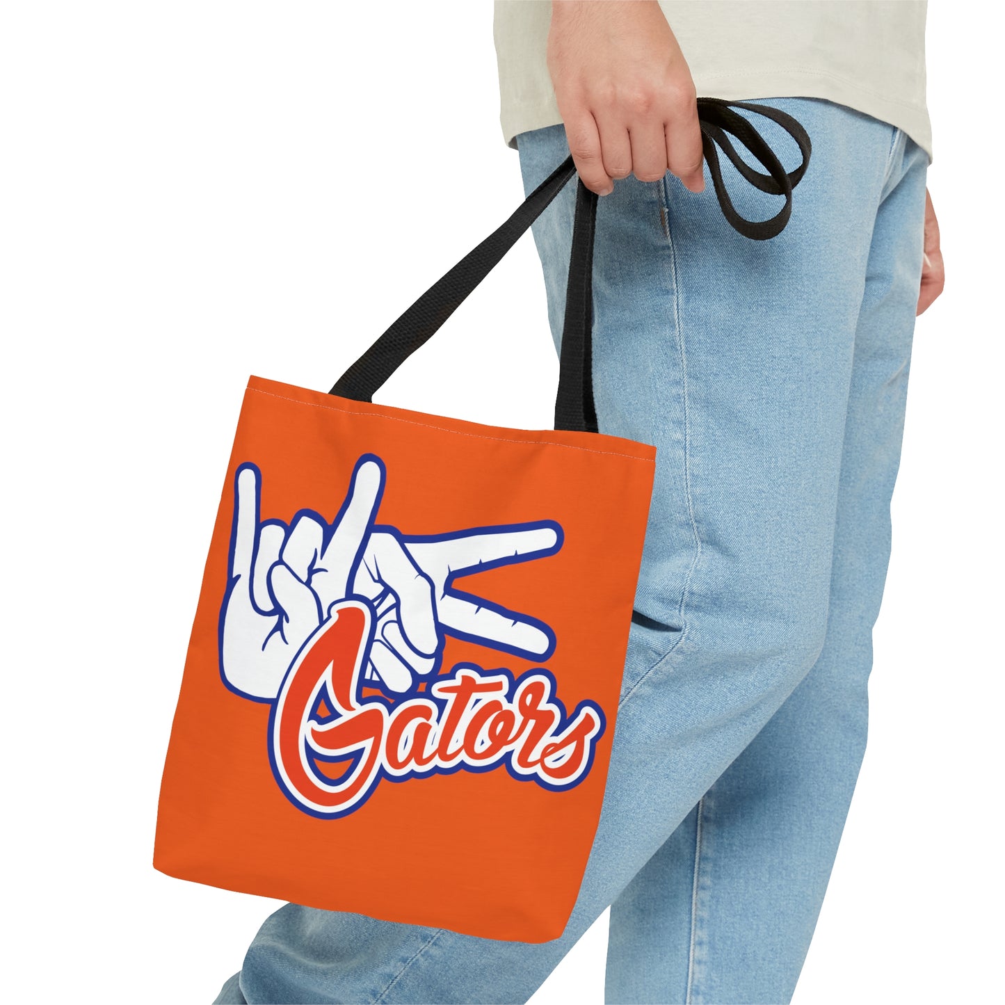 Tote Bag (AOP) UF (Rock On) Gators Hands_V1