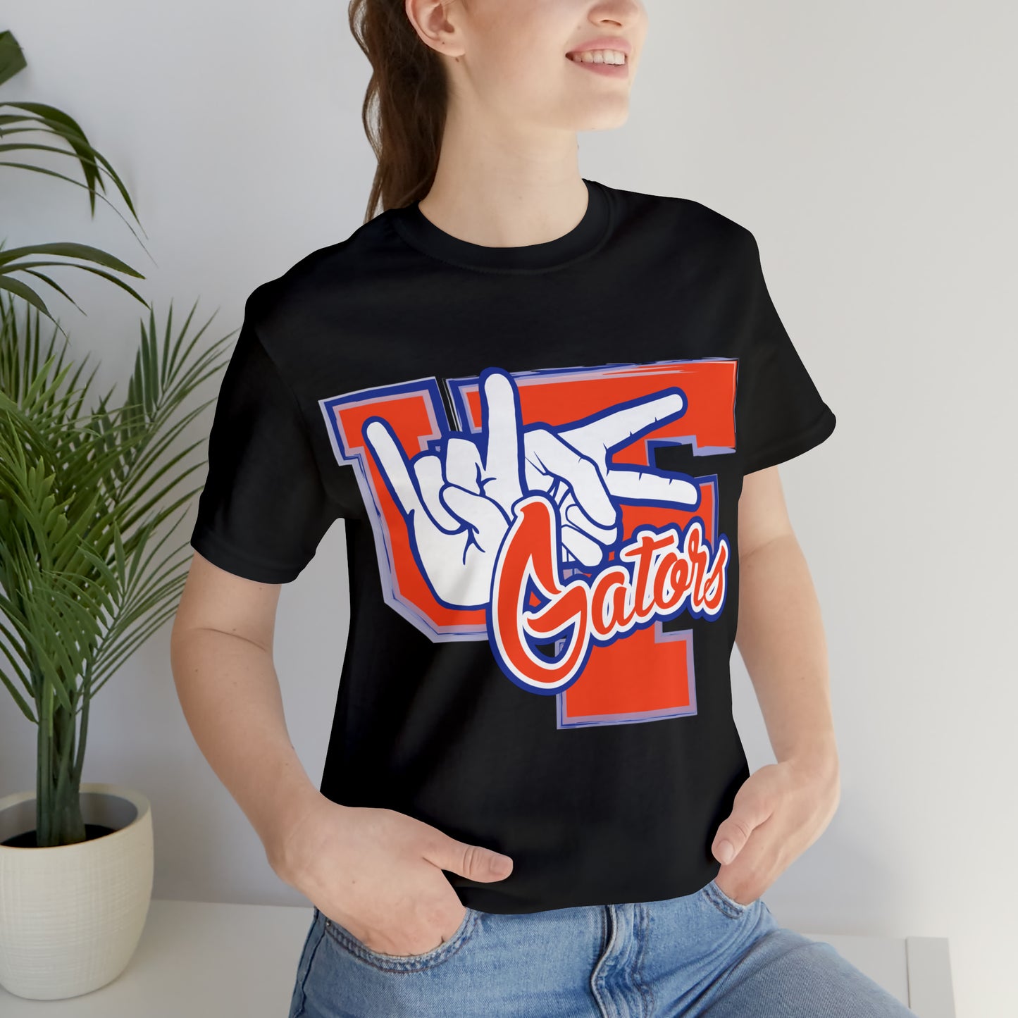 Unisex Jersey Short Sleeve Tee UF (Rock On) Gators Hands_V2