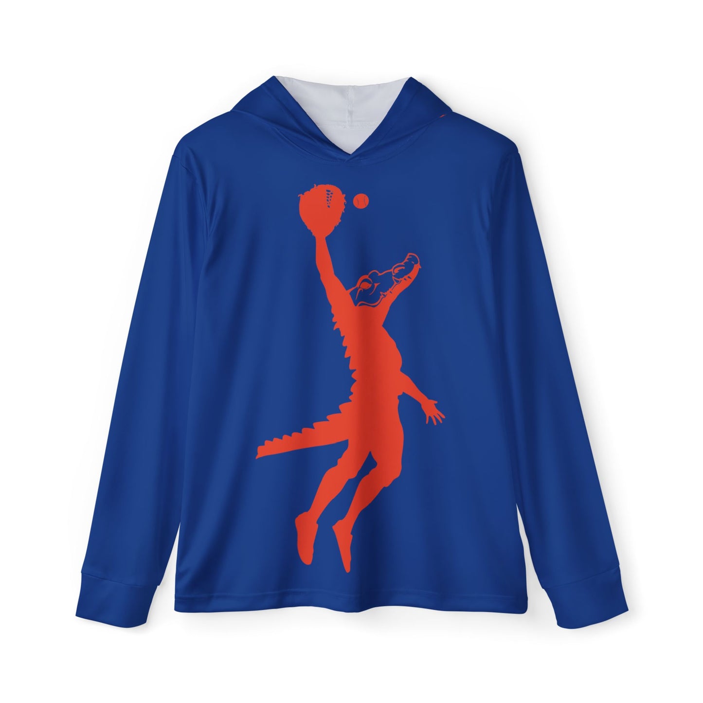 ChompMan Baseball (V6 / Blue) Men's Sports Warmup Hoodie (AOP)