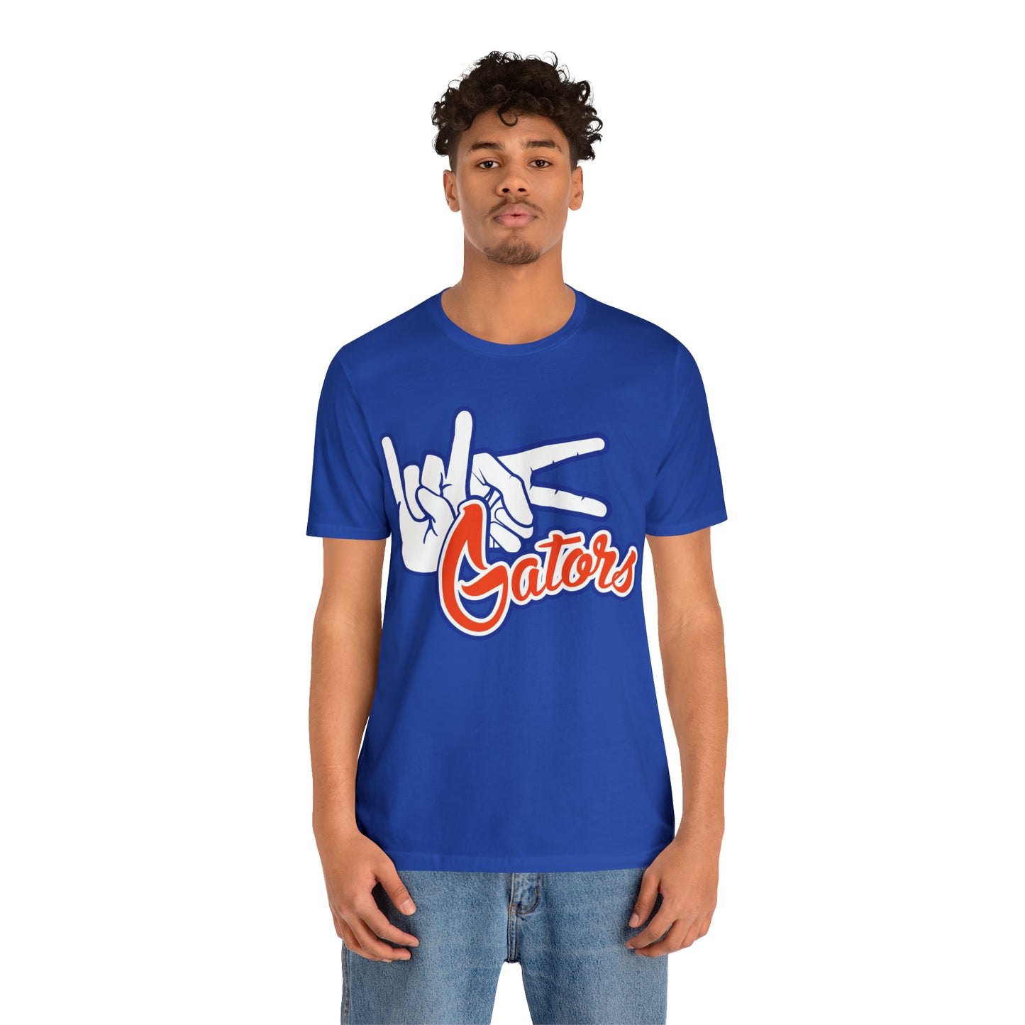 Unisex Jersey Short Sleeve Tee  UF (Rock On) Gators Hands_V1