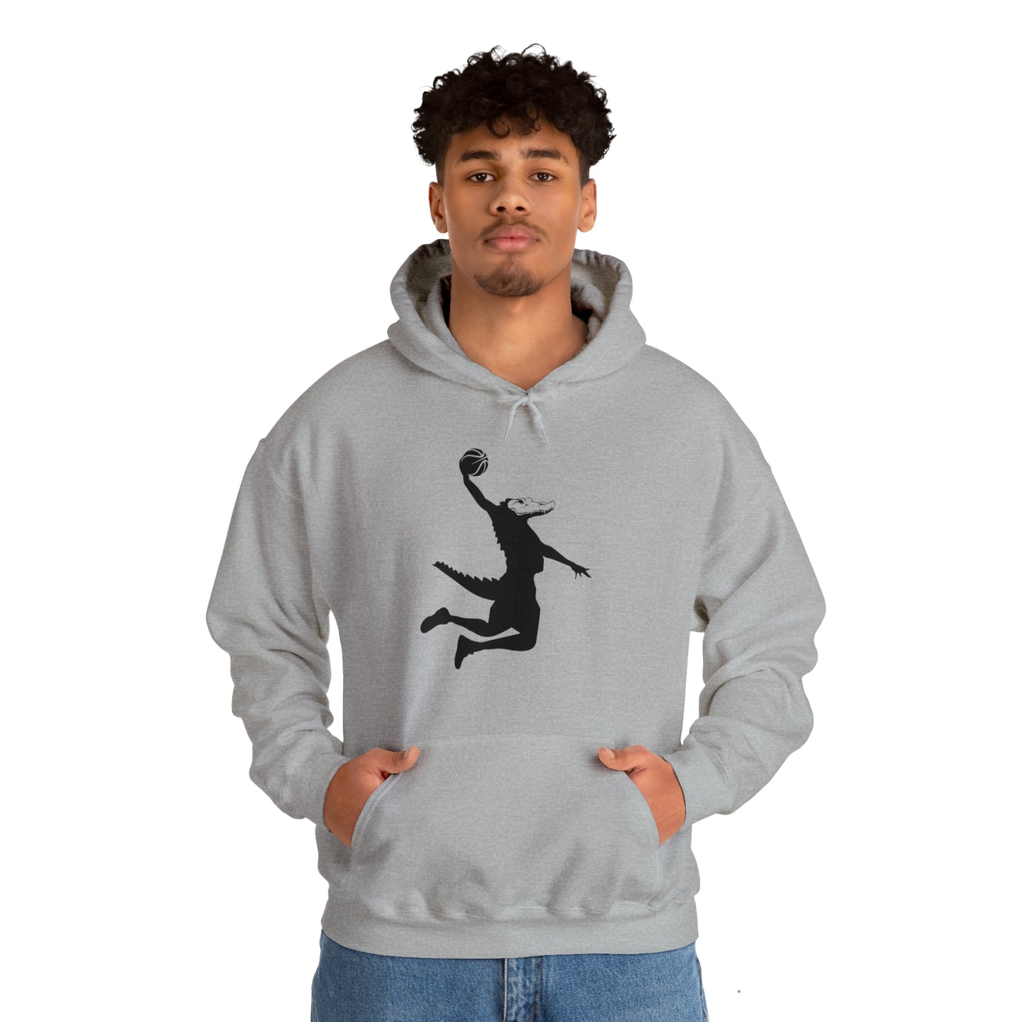 Unisex Heavy Blend™ Hooded Sweatshirt ChompMan (Black)