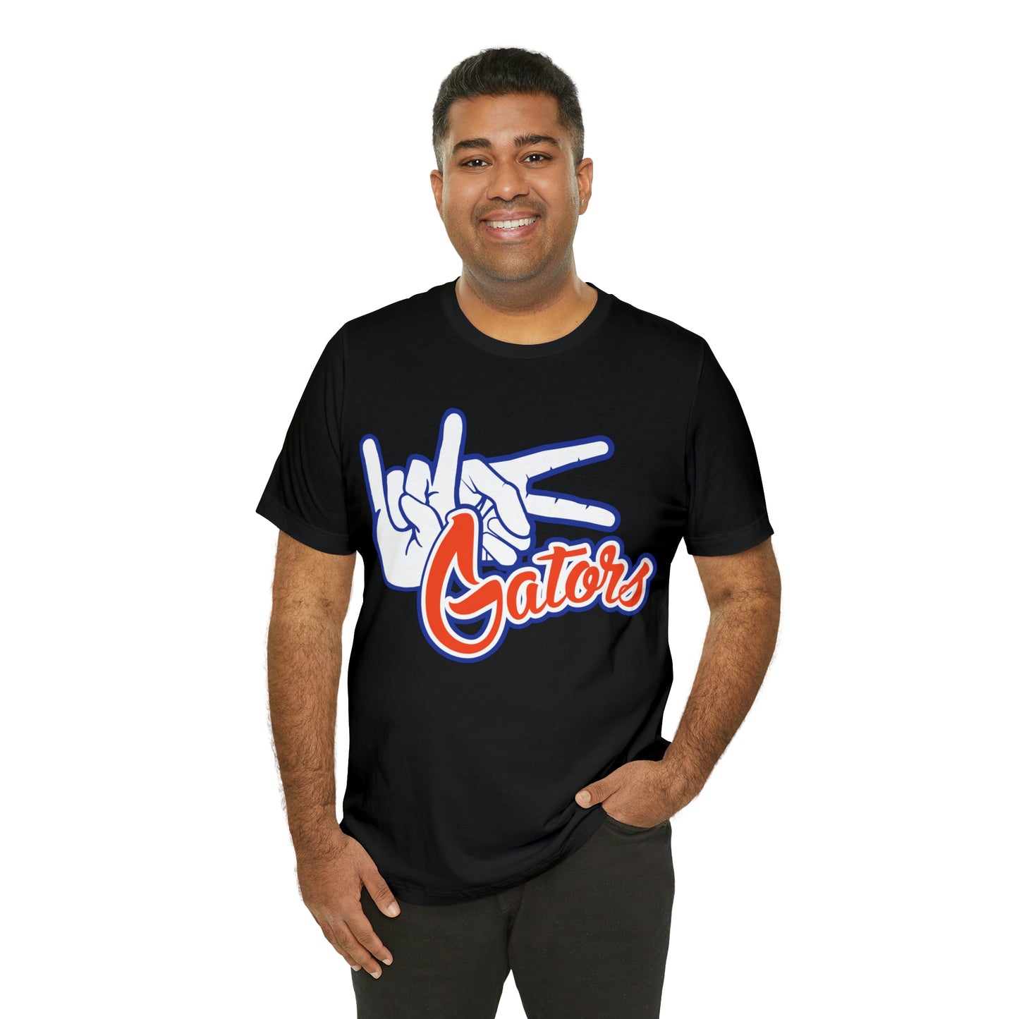 Unisex Jersey Short Sleeve Tee  UF (Rock On) Gators Hands_V1