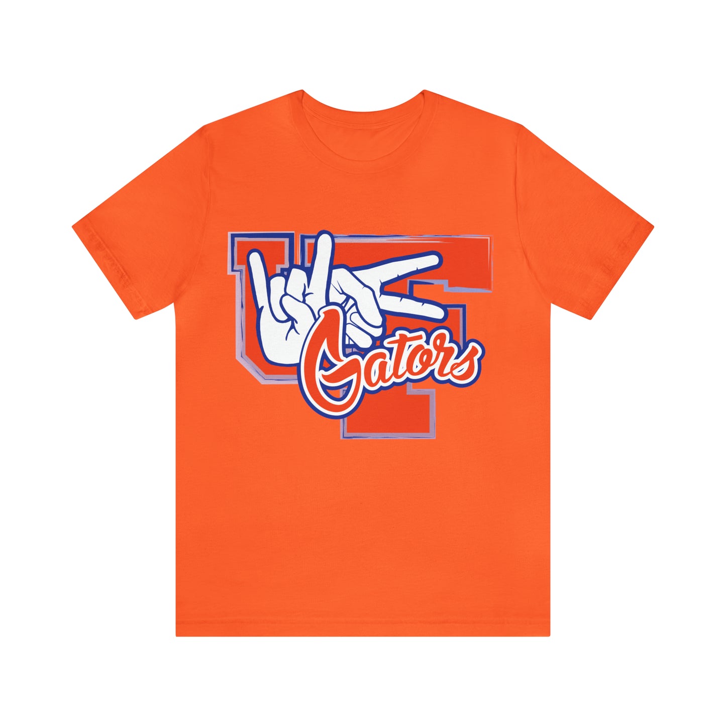 Unisex Jersey Short Sleeve Tee UF (Rock On) Gators Hands_V2