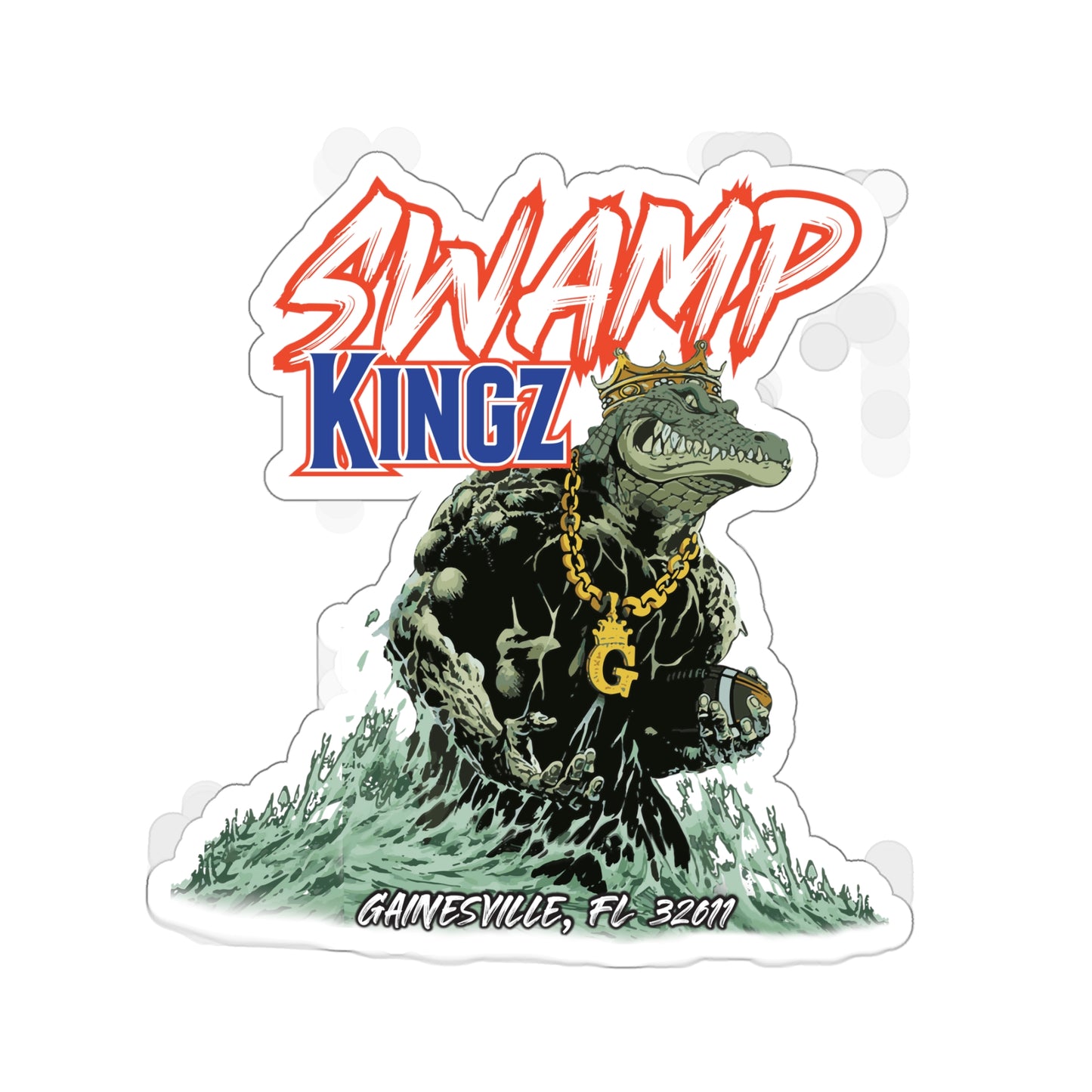 Swamp Kingz (V1) Kiss-Cut Stickers