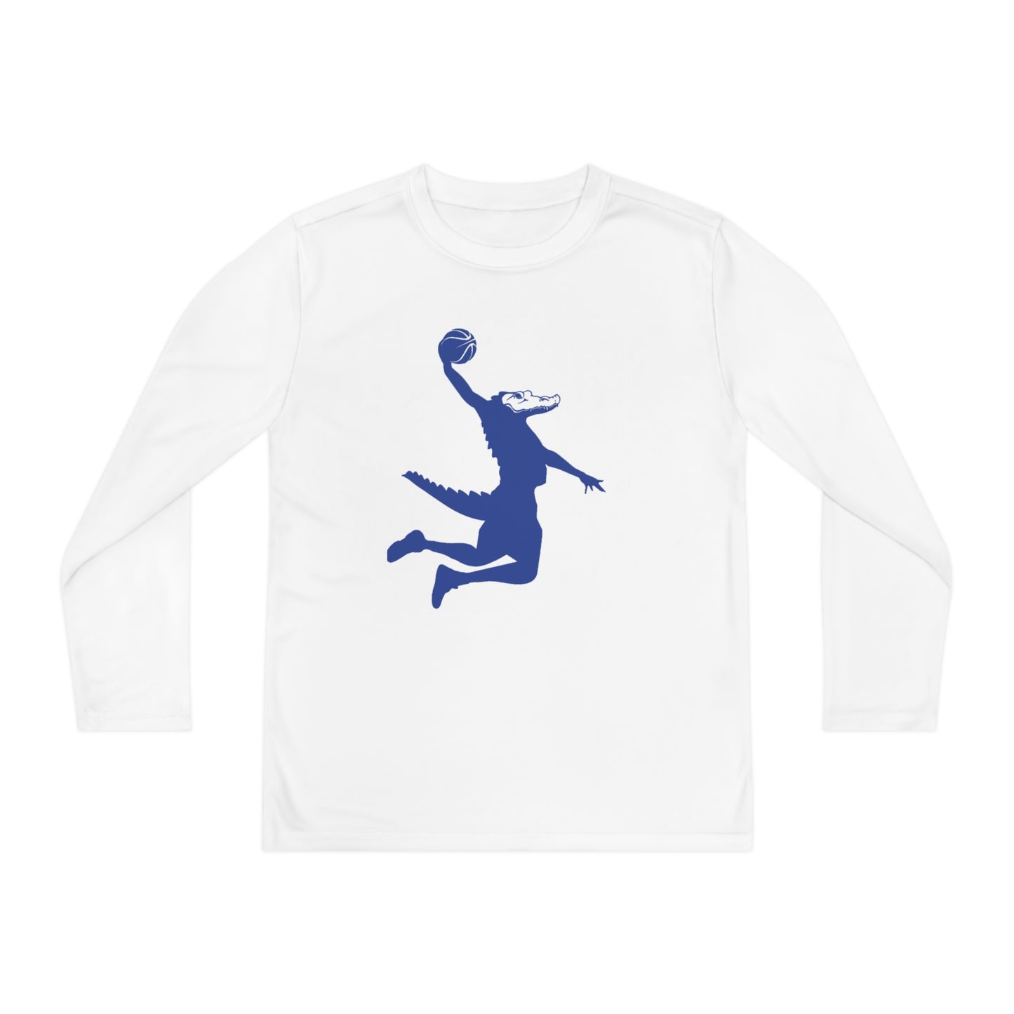 ChompMan Basketball (V5 / Orange) Youth Long Sleeve Competitor Tee