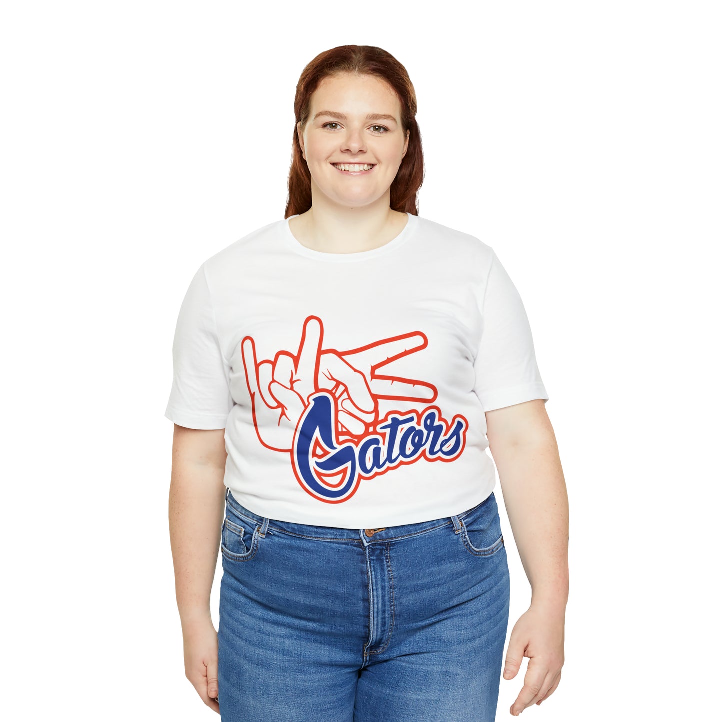 Unisex Jersey Short Sleeve Tee UF (Rock On) Gators Hands_V4