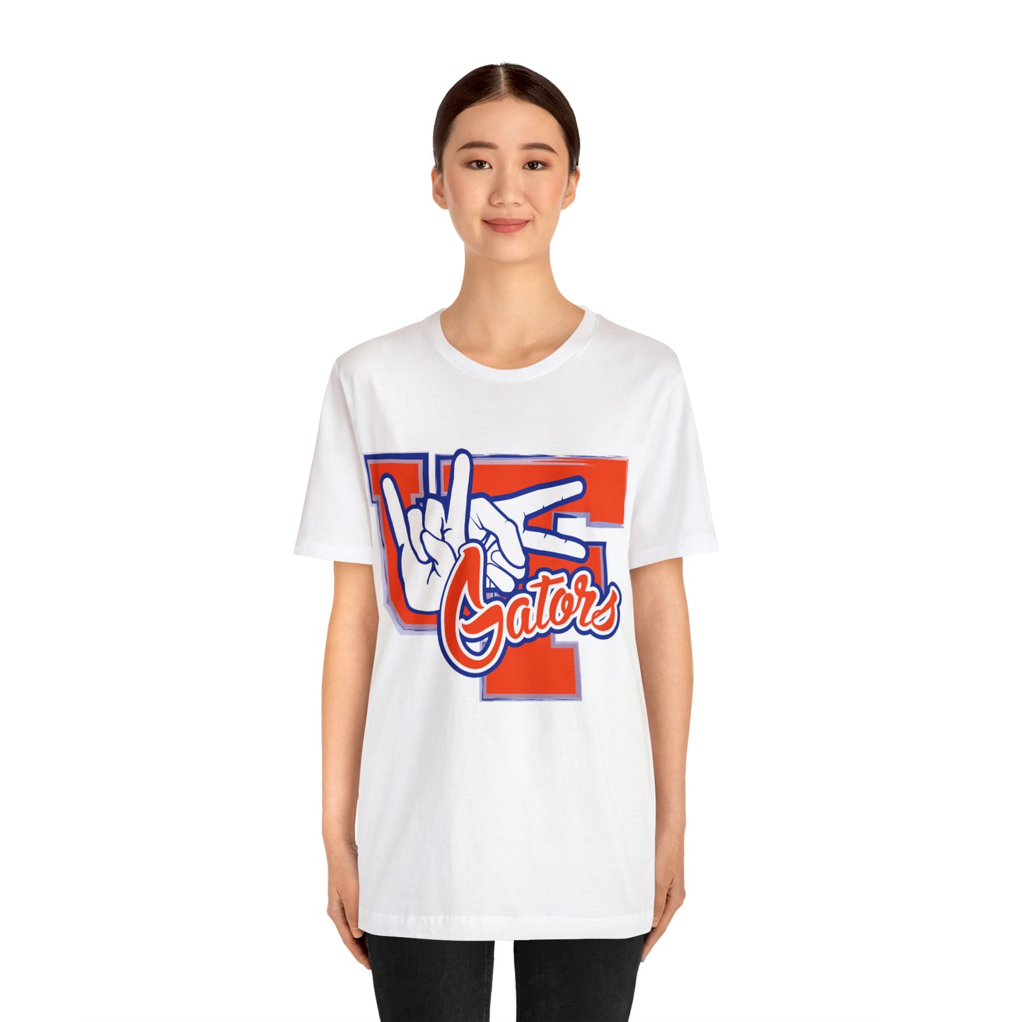 Unisex Jersey Short Sleeve Tee UF (Rock On) Gators Hands_V2