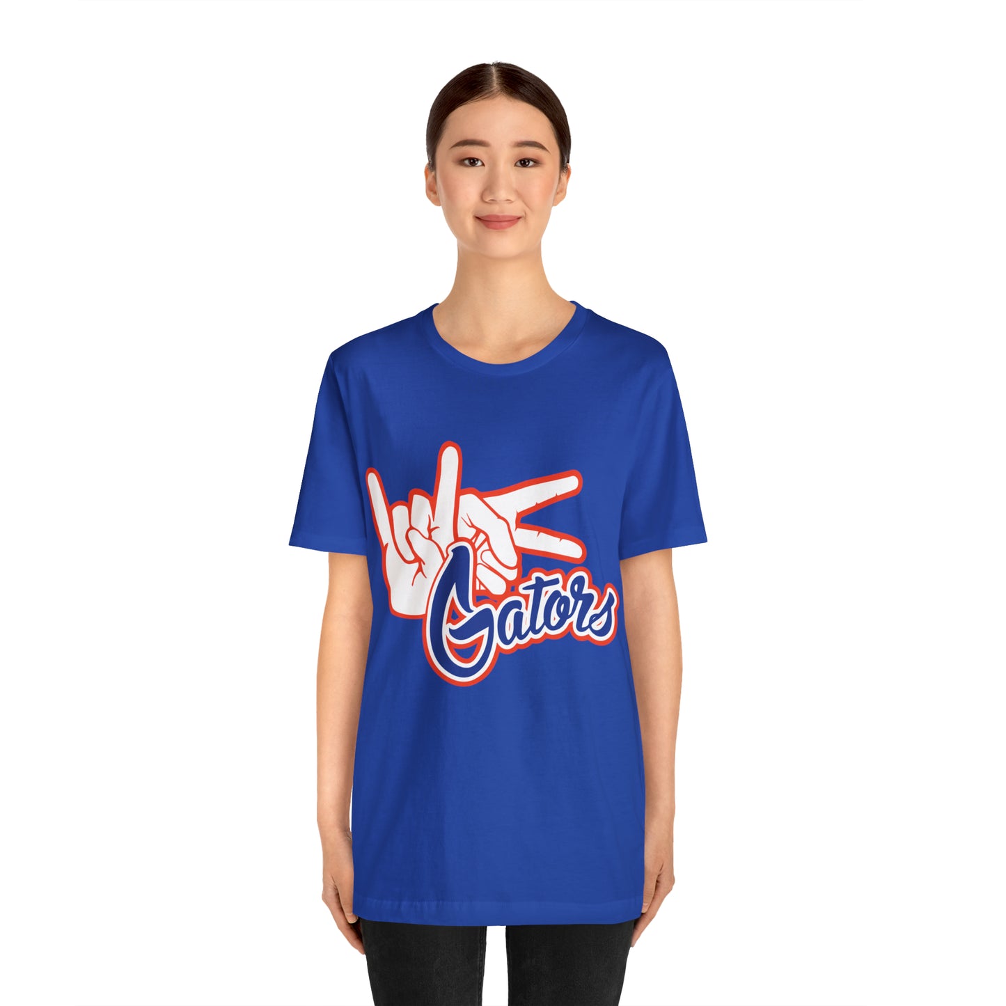 Unisex Jersey Short Sleeve Tee UF (Rock On) Gators Hands_V4